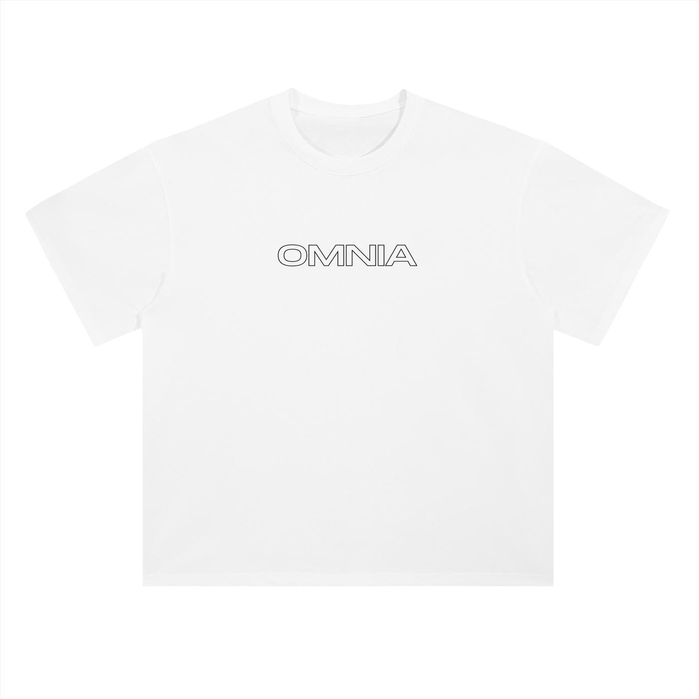 Omnia Causa Fiunt Sunflower Heavyweight  T-Shirt - White