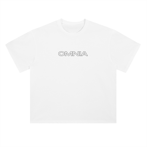 Omnia Causa Fiunt Sunflower Heavyweight  T-Shirt - White