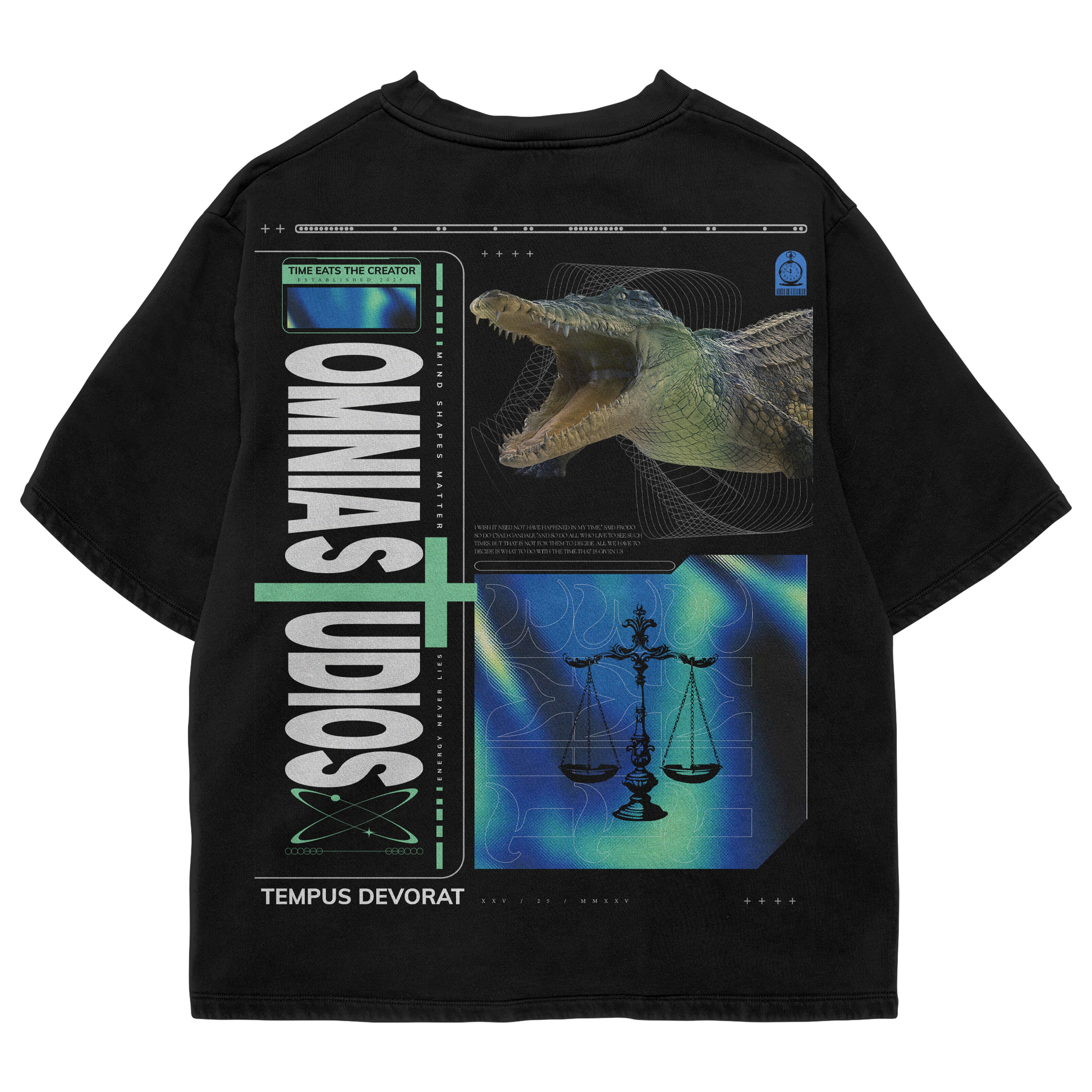 Time Eats The Creator Omnia legatum T-shirt