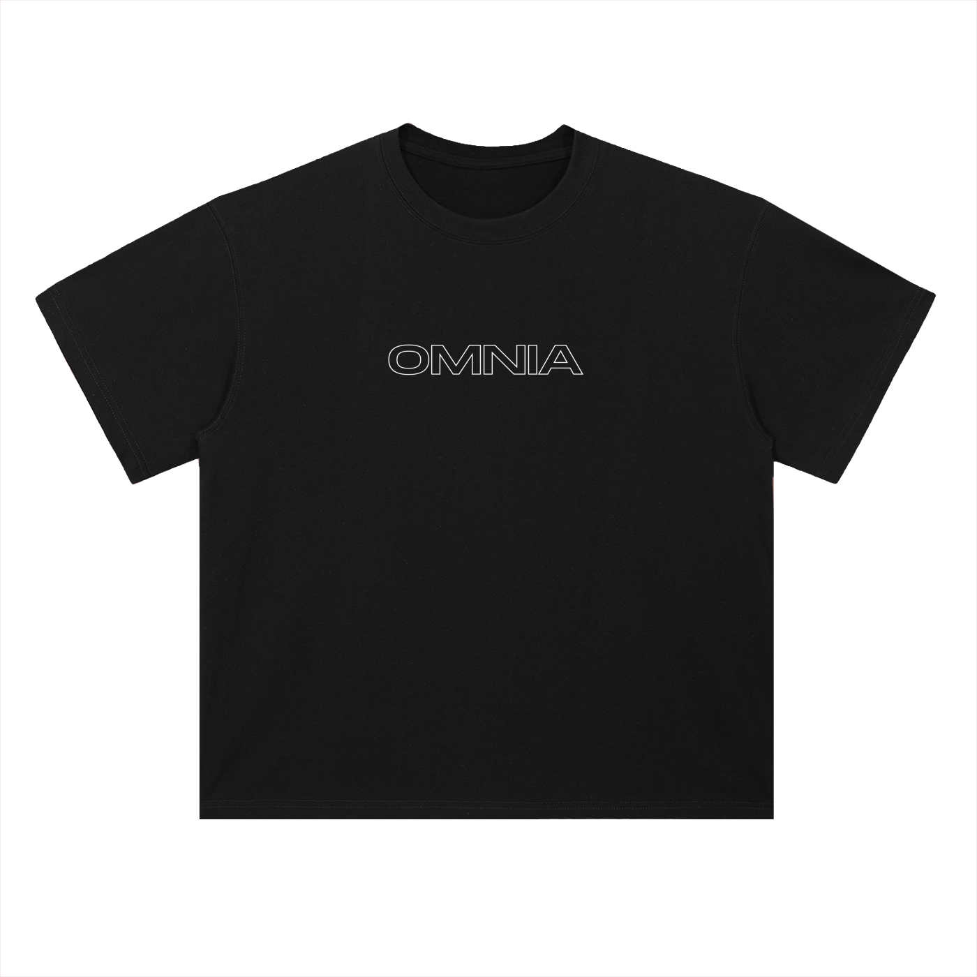 Omnia Causa Fiunt Sunflower Heavyweight  T-Shirt - Black